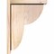 Ekena Millwork Crestline Smooth Corbel w/Backplate, Douglas Fir, 5 1/2"W x 12"D x 16"H COR06X12X16CRE01SDF - alternate 2